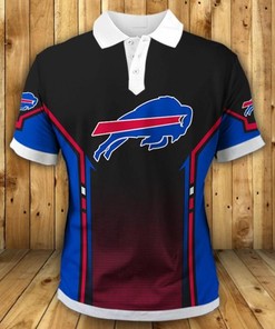 Buffalo Bills Casual All-Over Print Polo Collar Shirt With Personalized Design