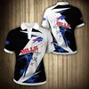 Buffalo Bills Graffiti 3D Polo Collar Shirt With All-Over Print Design