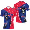 Buffalo Bills Hip Hop Skull T-Shirt  Jersey 3D Polo Collar Shirt With Personalized Design