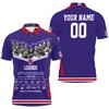 Buffalo Bills Legends Sign 60Th Anniversary Afc West Champions Snoopy Personalized All-Over Print Polo Collar Shirt