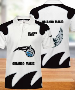 Button Up Polo Shirt For Orlando Magic Fans - Business Casual Fan Apparel