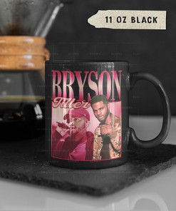 CLASSICS BRYSON TILLER Unisex Vintage 90s Style Retro Coffee Mug | Rap Hip Hop Bryson Mug | Music Coffee Mug