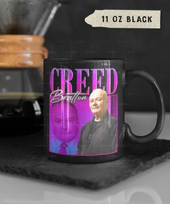 CREED BRATTON Vintage Retro Coffee Mug | Mockumentary Sitcom Movie Mug | Offcee TV Show Scott Fan 11 OZMovie Mug