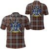 Cameron Of Erracht Weathered Tartan Polo Shirt - Scottish Golfing Heritage