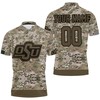 Camo Pattern Personalized Polo Shirt For Oklahoma State Cowboys Fans - Unique And Stylish Gift