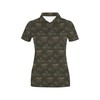 Camo Style Skull Print Men'S Polo Shirt - Perfect For Sports And Outdoor Activities