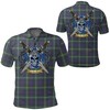 Campbell Argyll Modern Tartan Polo Shirt - Scottish Warrior Clothing For Golfers