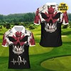 Canada Skull Golf Polo Shirt - Fan Gift With Personalized Design