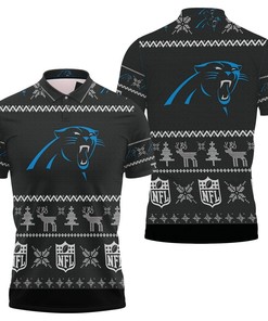 Carolina Panthers Christmas Polo Shirt - Perfect Gift For Fans
