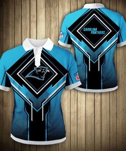 Carolina Panthers Lattice Polo Shirt - Ideal Gift For Fans