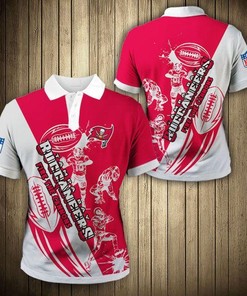 Casual 3D All Over Print Polo Shirt- Tampa Bay Buccaneers Fan Gift
