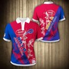 Casual 3D Buffalo Bills All-Over Print Polo Collar Shirt