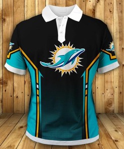 Casual Nfl Miami Dolphins Polo Shirt For Fans As A Perfect Gift