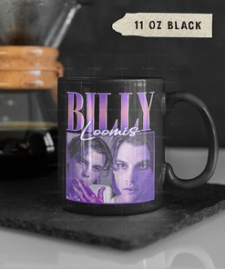 Celebrate Horror Films with this Billy Loomis Movie Quote Coffee Mug Featuring Fan Homage to Scream