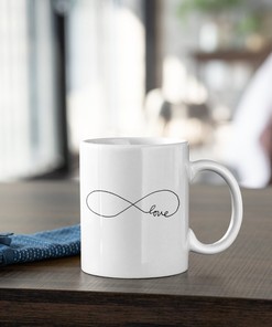 Celebrate Infinity Love With This Cute Valentine Mug: A Great Valentines Day Gift For Her Or Him