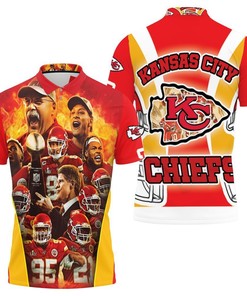 Celebrate Kc Chiefs Super Bowl 2021 Champs - Afc West Division 3D Polo Shirt