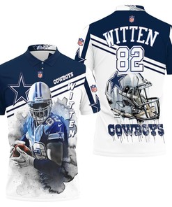 Celebrate Legends With Jason Witten 82 Dallas Cowboys 3D All Over Print Polo Shirt