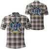 Celtic Scottish Warrior Fan Gift - Macpherson Dress Ancient Tartan 3D Polo Shirt