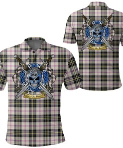 Celtic Scottish Warrior Fan Gift - Macpherson Dress Ancient Tartan 3D Polo Shirt