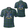 Celtic Scottish Warrior Fan Gift - Malcolm Ancient Tartan 3D Polo Shirt