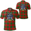 Celtic Scottish Warrior Fan Gift - Moncrieffe Tartan 3D Polo Shirt