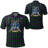Celtic Scottish Warrior Fan Gift - Morrison Modern Tartan 3D Polo Shirt