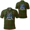 Celtic Scottish Warrior Gift For Fans - Maxwell Hunting Tartan 3D Polo Shirt