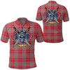 Celtic Scottish Warrior Gift For Fans - Moubray Tartan 3D Polo Shirt