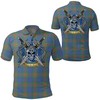 Celtic Scottish Warrior Polo Shirt - Stewart Of Appin Hunting Ancient Tartan - Best Gift For Fans