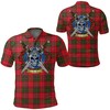Celtic Scottish Warrior Polo Shirt - Stewart Of Appin Modern Tartan - Ideal Fan Gift