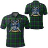 Celtic Scottish Warrior Polo Shirt - Stewart Old Modern Tartan - Perfect For Fans Of Celtic Scottish Warrior