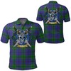 Celtic Scottish Warrior Polo Shirt - Strachan Tartan - Ideal Fan Gift For Sports Enthusiasts