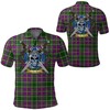 Celtic Scottish Warrior Polo Shirt - Taylor Weathered Tartan - Ideal For Fans Of Scottish Heritage