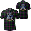 Celtic Scottish Warrior Polo Shirt - Urquhart Modern Tartan - Perfect For Fans Of Scottish Heritage