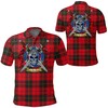 Celtic Scottish Warrior Polo Shirt - Wallace Weathered Tartan - Ideal For Fans Of Scottish Heritage