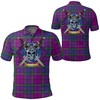 Celtic Scottish Warrior Polo Shirt - Wardlaw Modern Tartan - Perfect For Fans Of Scottish Warrior