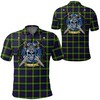 Celtic Scottish Warrior Polo Shirt - Watson Modern Tartan - Ideal Fan Gift