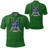 Celtic Scottish Warrior Polo Shirt - Wexford County Tartan - Ideal For Fans Of Irish Heritage