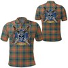 Celtic Scottish Warrior Polo Shirt - Wilson Ancient Tartan - Best Gift For Fans Of Celtic Heritage