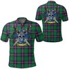 Celtic Scottish Warrior Polo Shirt - Young Modern Tartan - Perfect For Fans Of Scottish Heritage