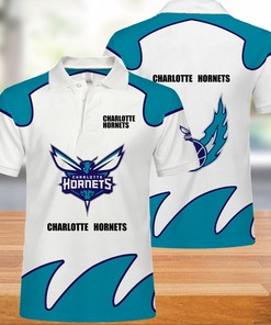 Charlotte Hornets 3D Button Up Polo Shirt - Perfect Gift For Fans