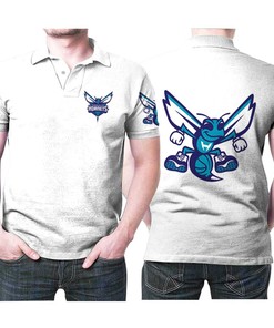 Charlotte Hornets White Polo Shirt - Ideal Gift For Fans