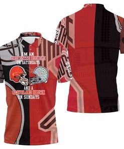Check Out Ohio State Buckeyes And Cleveland Browns Saturday-Sunday 3D Polo Shirt For Fans