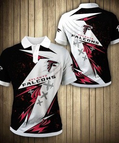 Chic And Trendy: Atlanta Falcons Graffiti Polo Shirt With Personalized Print