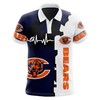 Chicago Bears Athletic Polo Shirt - Ideal Gift For Fans