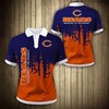 Chicago Bears Button Up Polo Shirt - Perfect Gift For Fans
