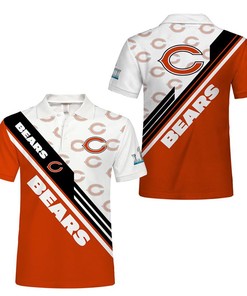 Chicago Bears Christmas Polo Shirt - Perfect Gift For Fans