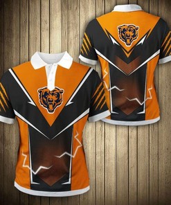 Chicago Bears Graffiti Polo Shirt - Perfect Gift For Fans