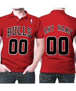 Chicago Bulls 2021 Red Team Polo Shirt - Personalized Gift For Fans With Style
