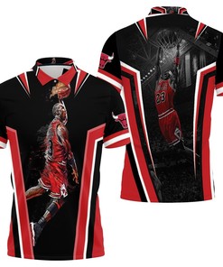 Chicago Bulls Dunk Polo Shirt - Michael Jordan Fan Gift